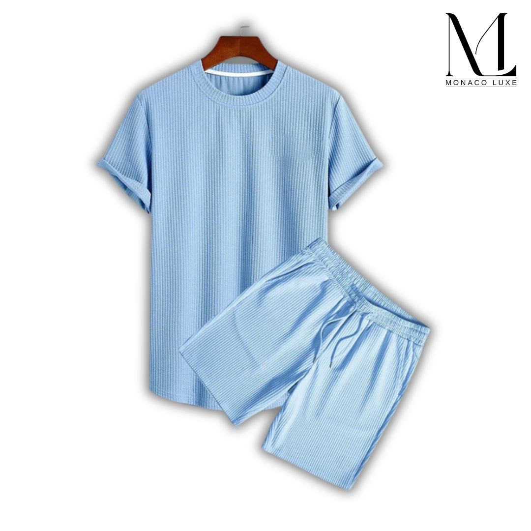 Monaco-Luxe™ | Ensemble d’Été – T-shirt & Short