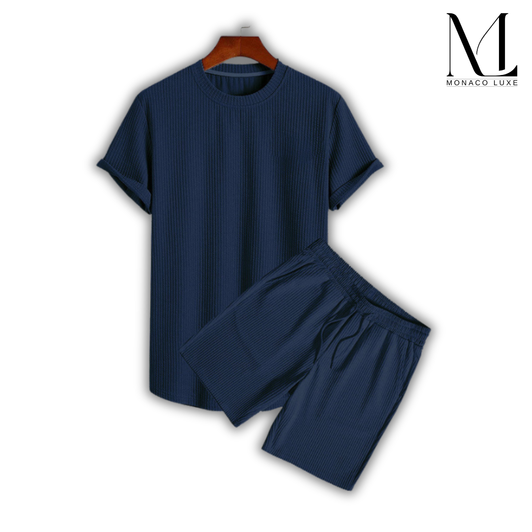 Monaco-Luxe™ | Ensemble d’Été – T-shirt & Short