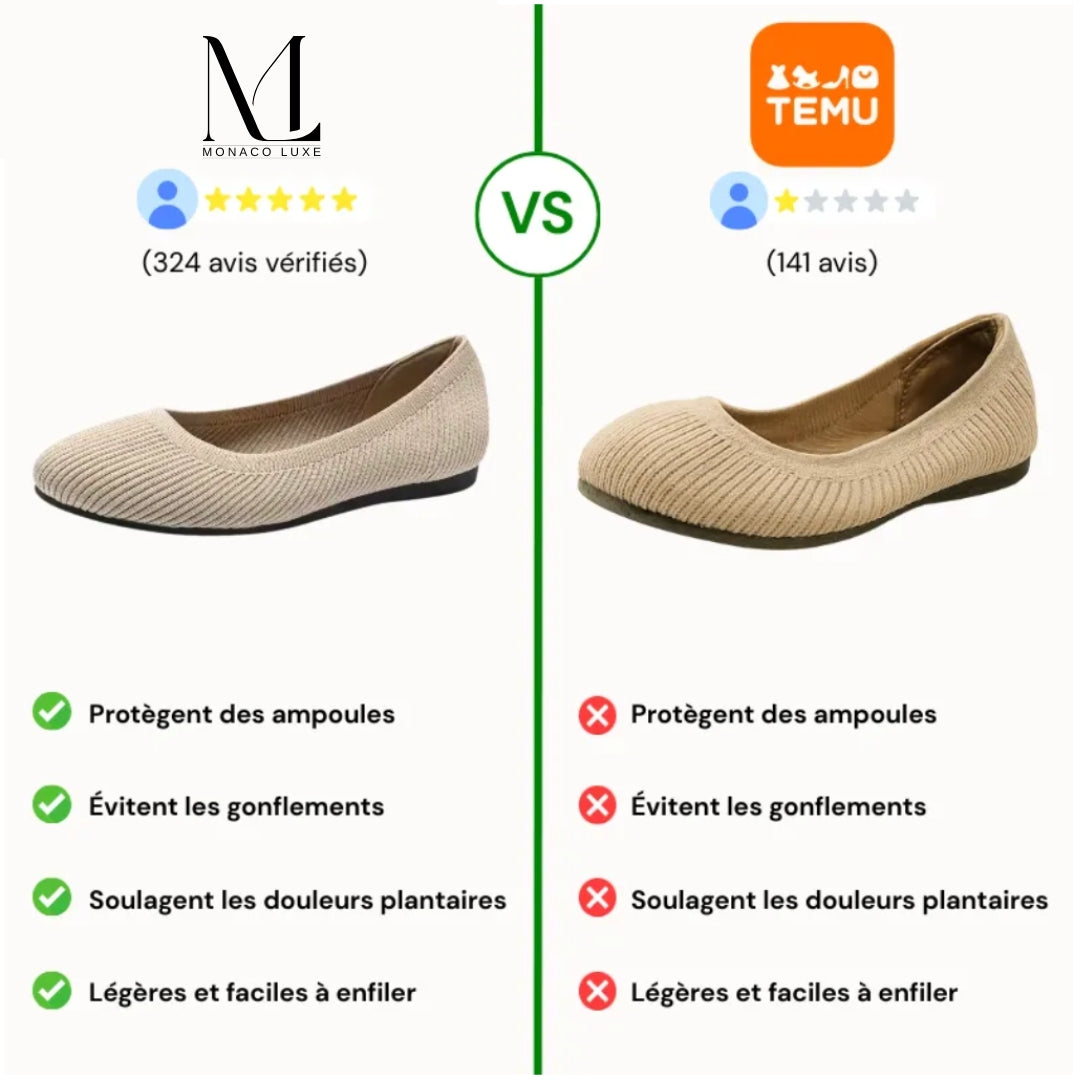 Simona™ - Ballerines à confort orthopédique