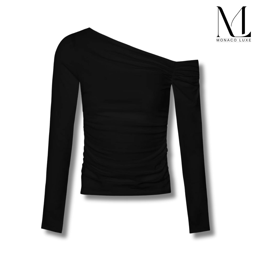 Monaco-Luxe™ | Top froncé à épaules dénudées