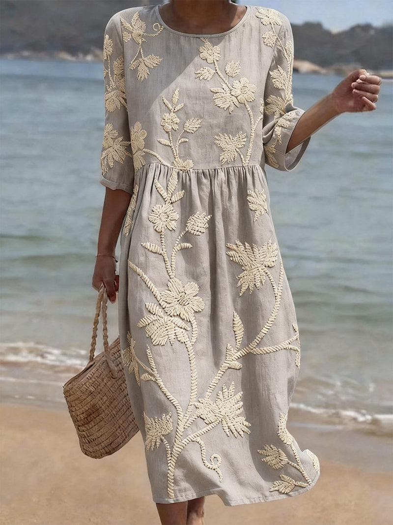 Monaco-Luxe™ | La Provençale — Robe Fleurie Douce