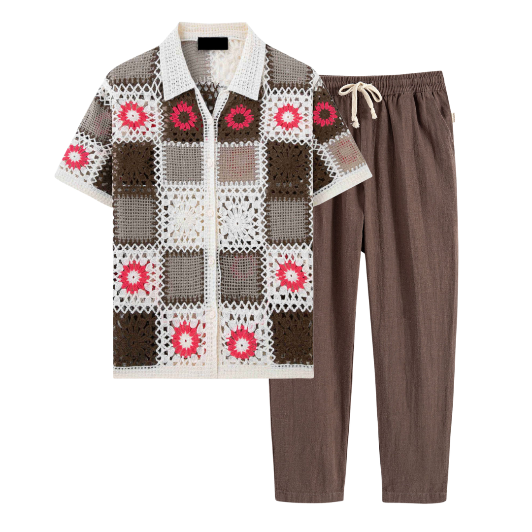 Monaco-Luxe™ | L'Ischia — Ensemble Manches Courtes