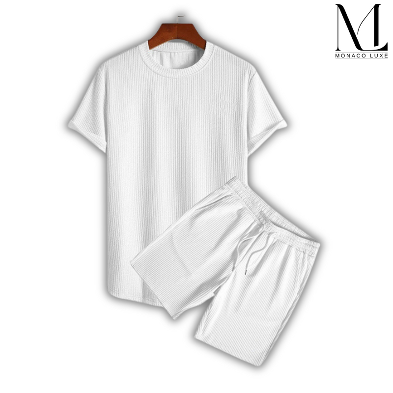 Monaco-Luxe™ | Ensemble d’Été – T-shirt & Short