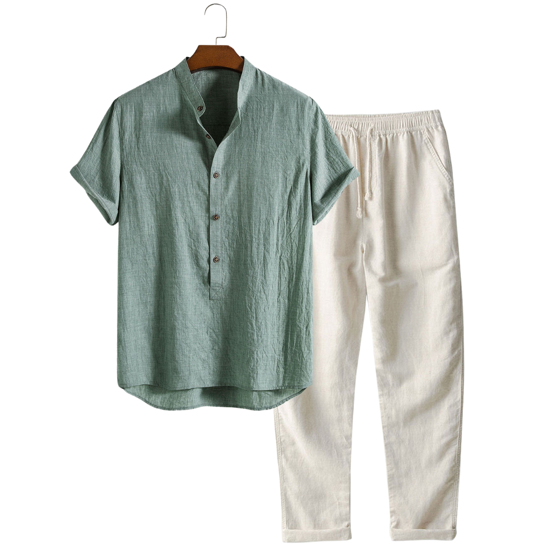 Monaco-Luxe™ | Le Dominica — Ensemble Chemise Légère