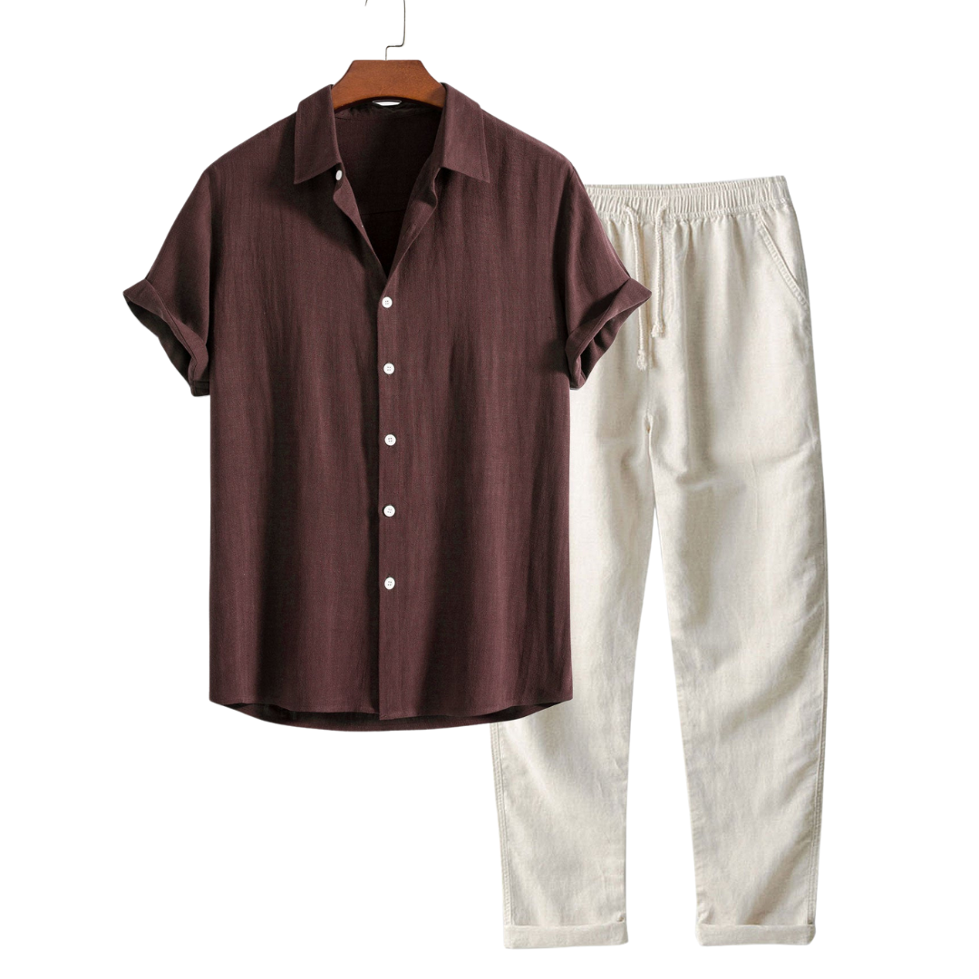 Monaco-Luxe™ | Le Palau — Ensemble Polo & Pantalon