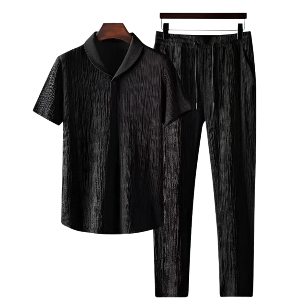 Monaco-Luxe™ | Le Coton — Ensemble Polo & Pantalon