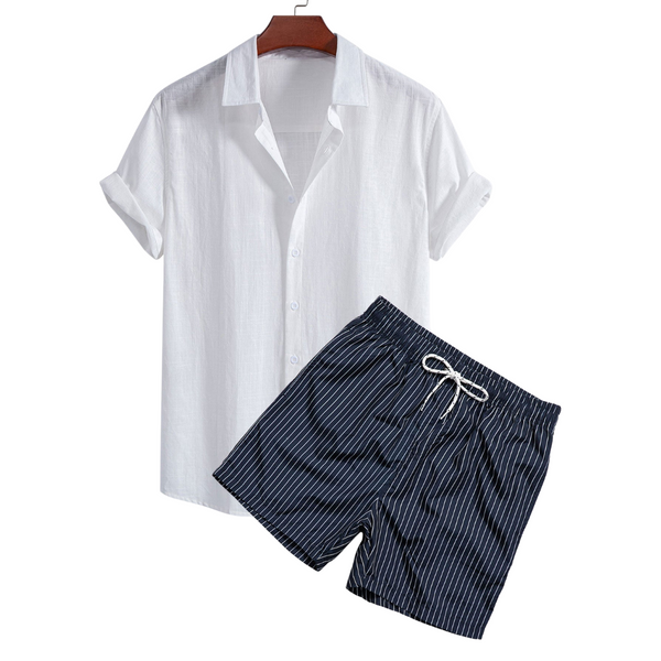 Monaco-Luxe™ | L'Aruba — Ensemble Bain Manches Courtes