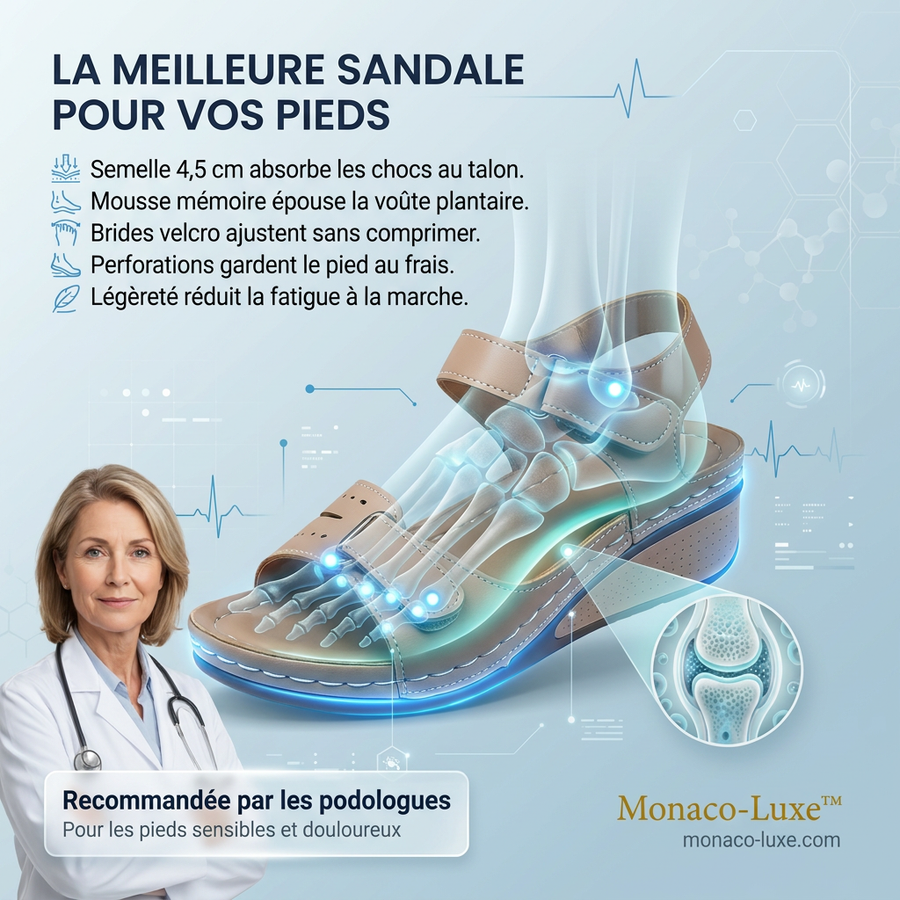 Conçue pour vos pieds, vraiment