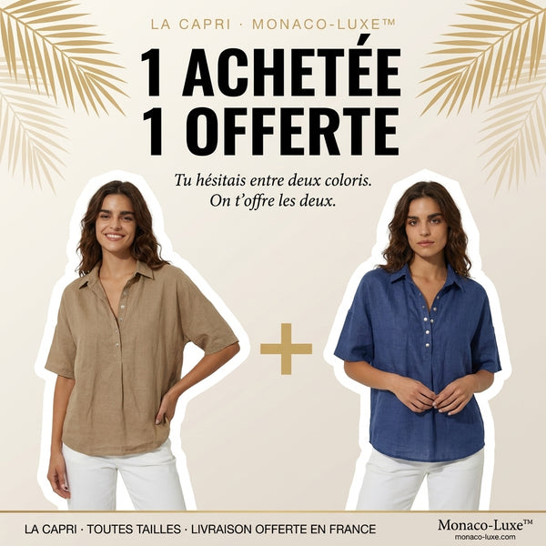 La Capri — Blouse 1+1 Gratuit